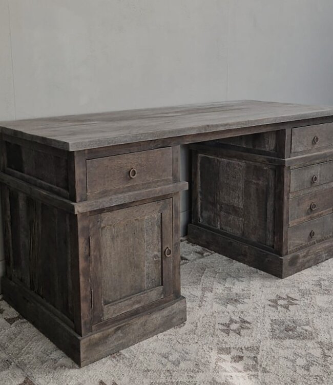 Luksa Home Collection Bureau Stan | Antique Grey | H78xB190xD70 cm