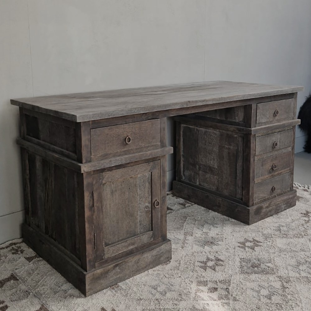 Luksa Home Collection Bureau Stan | Antique Grey | H78xB190xD70 cm
