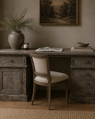 Luksa Home Collection Bureau Stan | Antique Grey | H78xB190xD70 cm