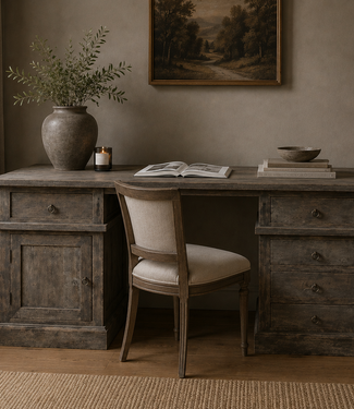 Luksa Home Collection Bureau Stan | Antique Grey | H78xB190xD70 cm