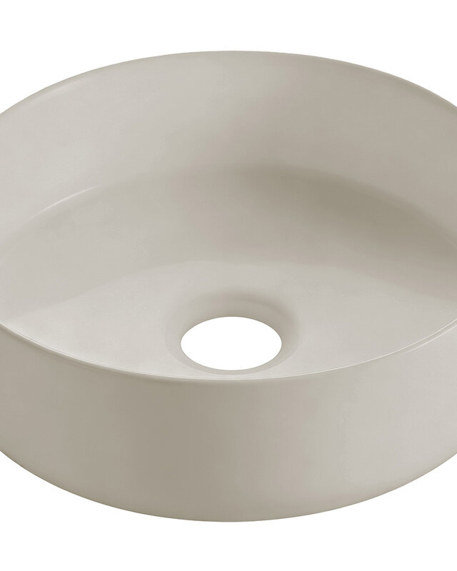Wiesbaden Waskom Colosso Rond | Keramiek | Beige | 36x12 cm
