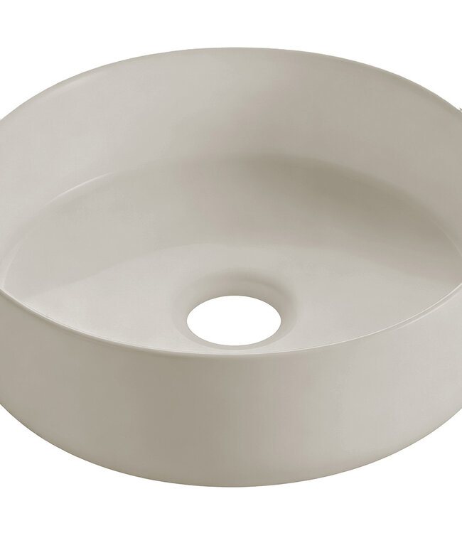 Wiesbaden Waskom Colosso Rond | Keramiek | Beige | 36x12 cm