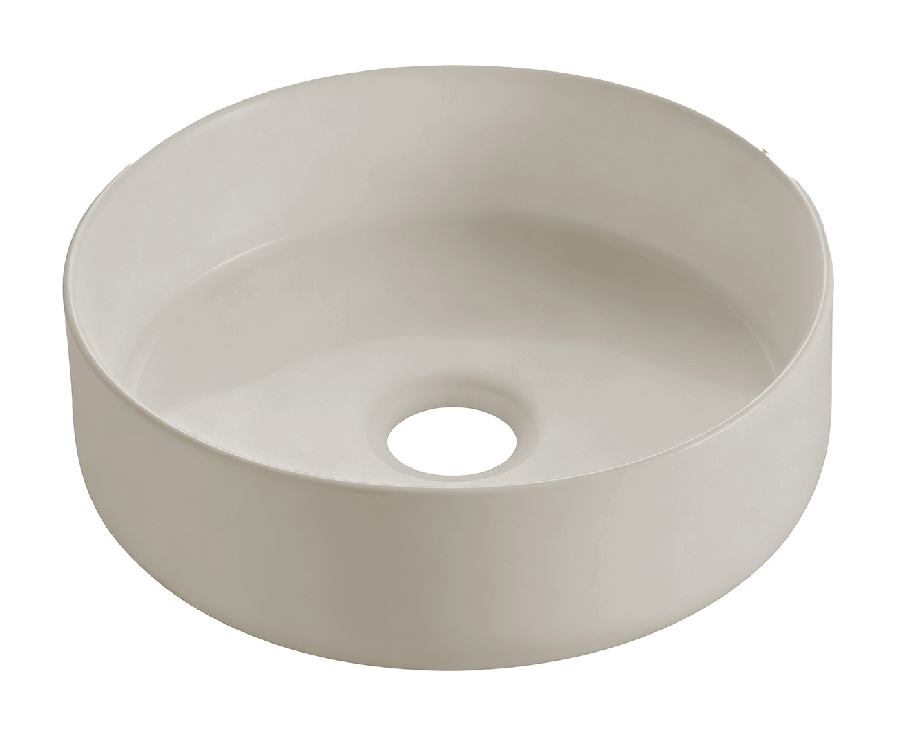 Wiesbaden Waskom Colosso Rond | Keramiek | Beige | 36x12 cm