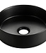 Wiesbaden Waskom Colosso Rond | Keramiek | Mat Zwart | 36x12 cm