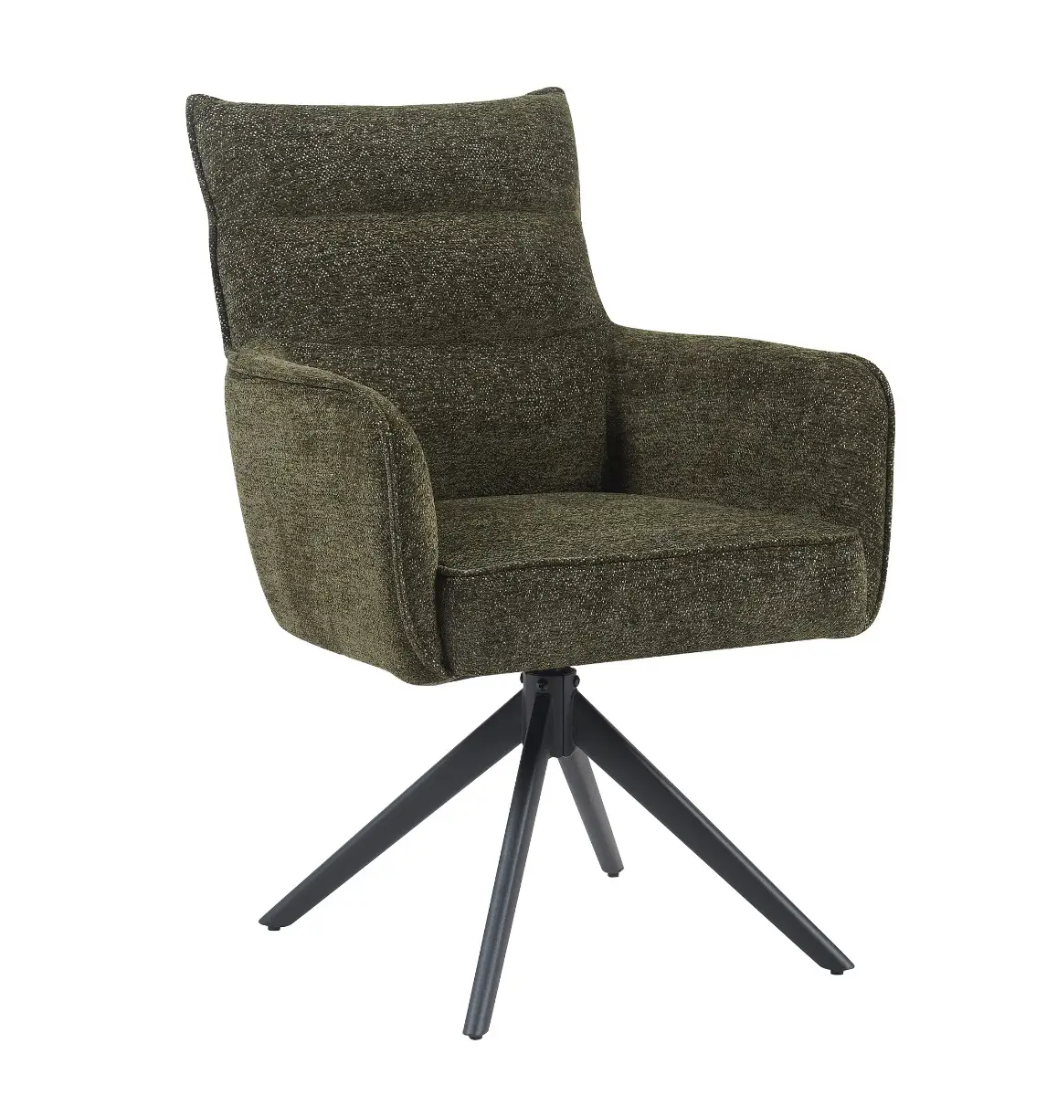 Reefs Interior Eetkamerstoel Paul | Groen | H91xB61xD65 cm