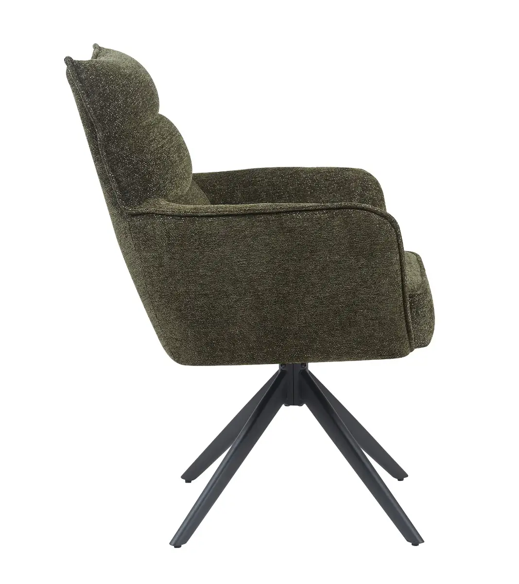 Reefs Interior Eetkamerstoel Paul | Groen | H91xB61xD65 cm