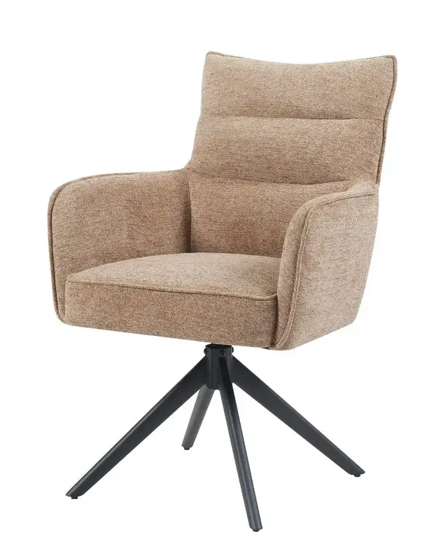 Reefs Interior Eetkamerstoel Paul | Taupe | H91xB61xD65 cm