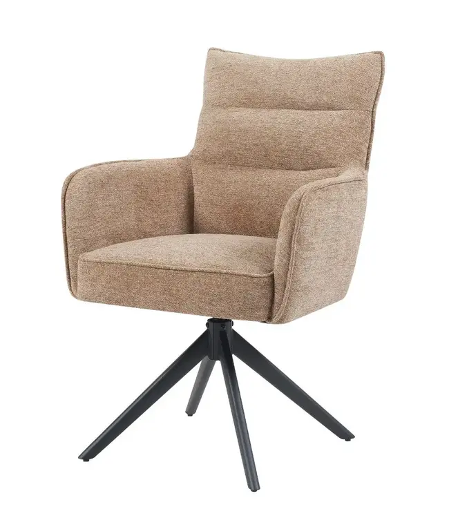 Reefs Interior Eetkamerstoel Paul | Taupe | H91xB61xD65 cm
