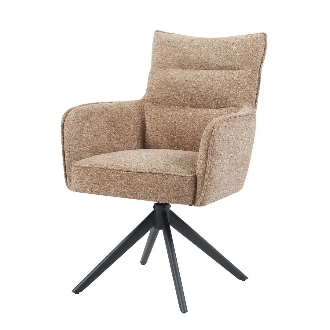Reefs Interior Eetkamerstoel Paul | Taupe | H91xB61xD65 cm