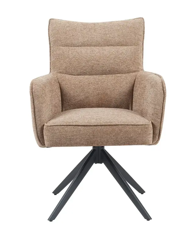 Reefs Interior Eetkamerstoel Paul | Taupe | H91xB61xD65 cm