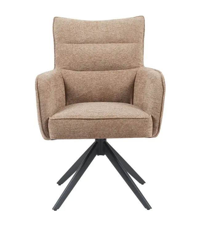 Reefs Interior Eetkamerstoel Paul | Taupe | H91xB61xD65 cm
