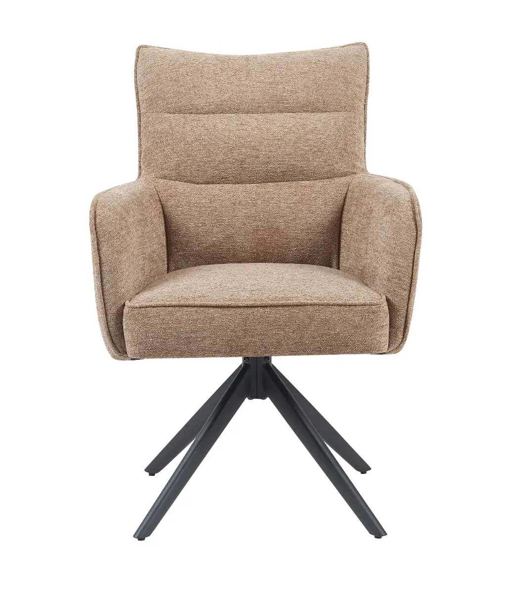 Reefs Interior Eetkamerstoel Paul | Taupe | H91xB61xD65 cm