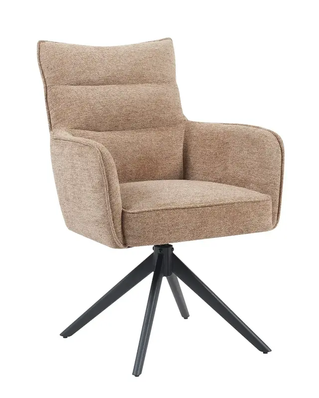 Reefs Interior Eetkamerstoel Paul | Taupe | H91xB61xD65 cm
