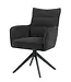 Reefs Interior Eetkamerstoel Paul | Antraciet | H91xB61xD65 cm