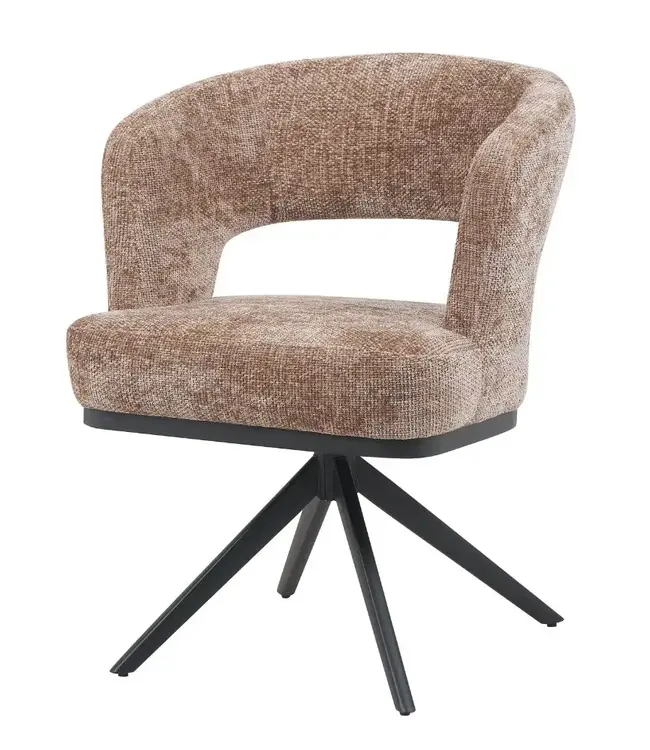 Reefs Interior Eetkamerstoel Vera | Taupe | H83xB63xD65 cm
