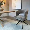 Eetkamerstoel Vera | Taupe | H83xB63xD65 cm