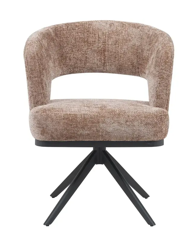Reefs Interior Eetkamerstoel Vera | Taupe | H83xB63xD65 cm