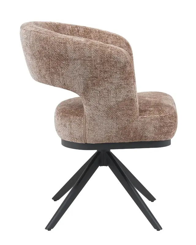 Reefs Interior Eetkamerstoel Vera | Taupe | H83xB63xD65 cm