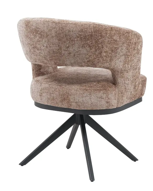 Reefs Interior Eetkamerstoel Vera | Taupe | H83xB63xD65 cm