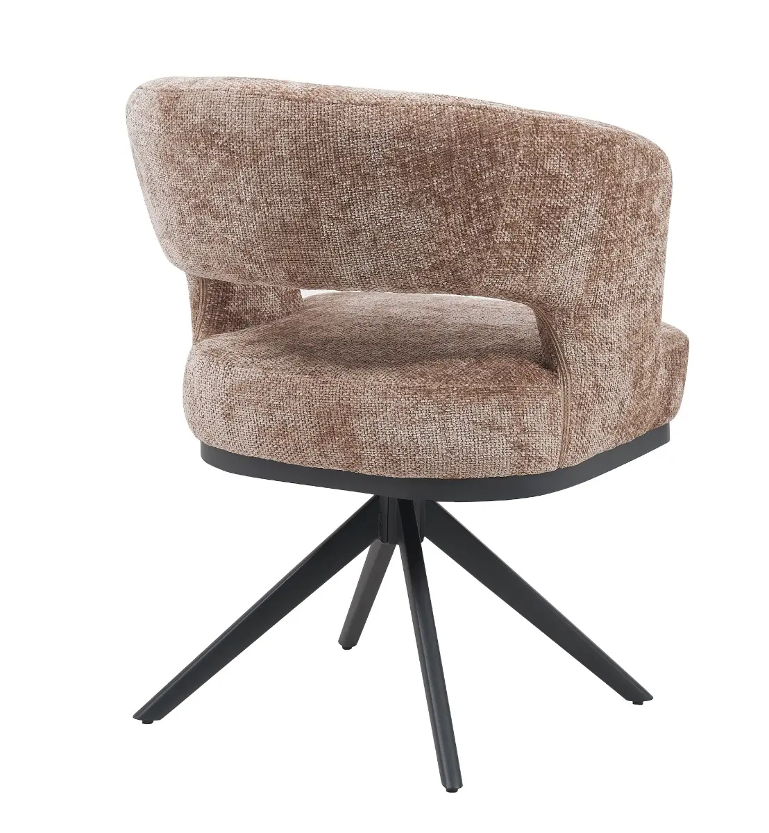 Reefs Interior Eetkamerstoel Vera | Taupe | H83xB63xD65 cm