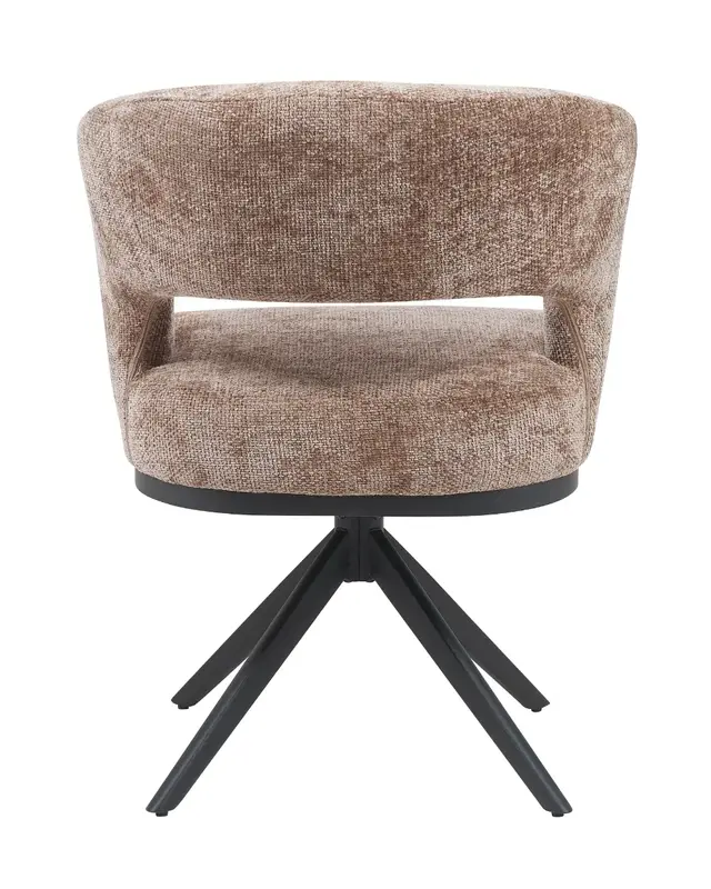 Reefs Interior Eetkamerstoel Vera | Taupe | H83xB63xD65 cm