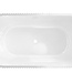 Wiesbaden Rivi vrijstaand ligbad 180 x 80 cm acryl glans wit met waste glans wit