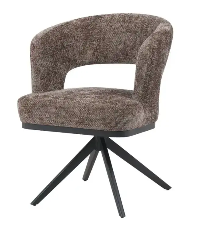 Reefs Interior Eetkamerstoel Vera | Bruin | H83xB63xD65 cm