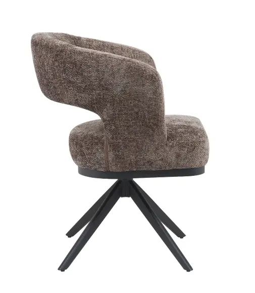 Reefs Interior Eetkamerstoel Vera | Bruin | H83xB63xD65 cm