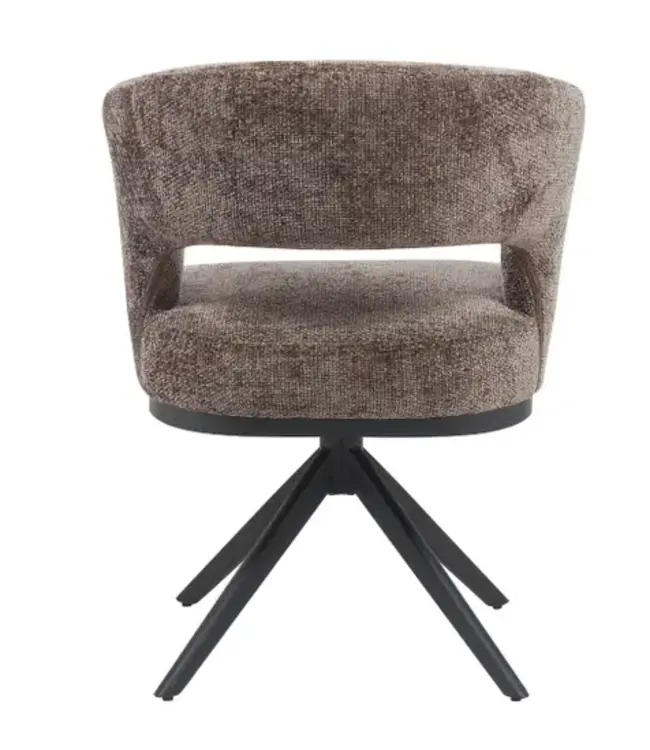 Reefs Interior Eetkamerstoel Vera | Bruin | H83xB63xD65 cm