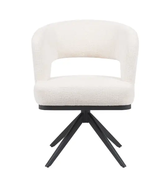 Reefs Interior Eetkamerstoel Vera | Beige | H83xB63xD65 cm
