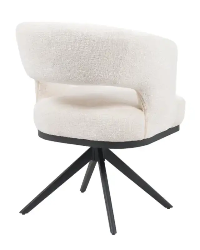 Reefs Interior Eetkamerstoel Vera | Beige | H83xB63xD65 cm