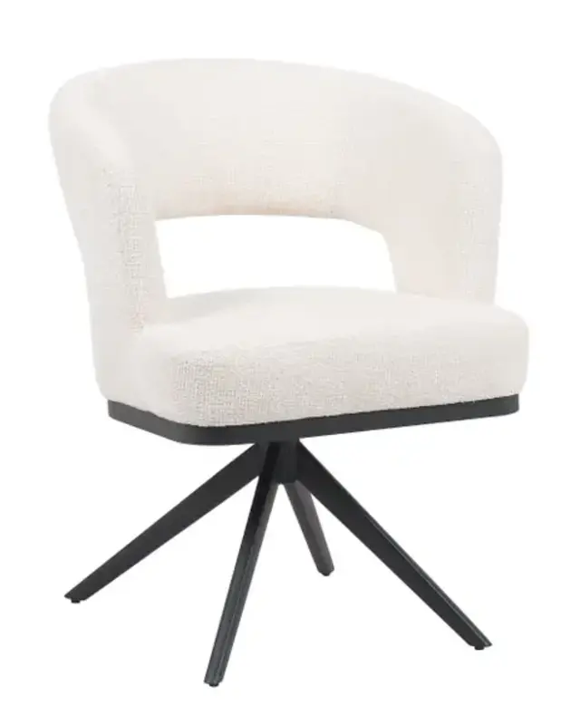 Reefs Interior Eetkamerstoel Vera | Beige | H83xB63xD65 cm