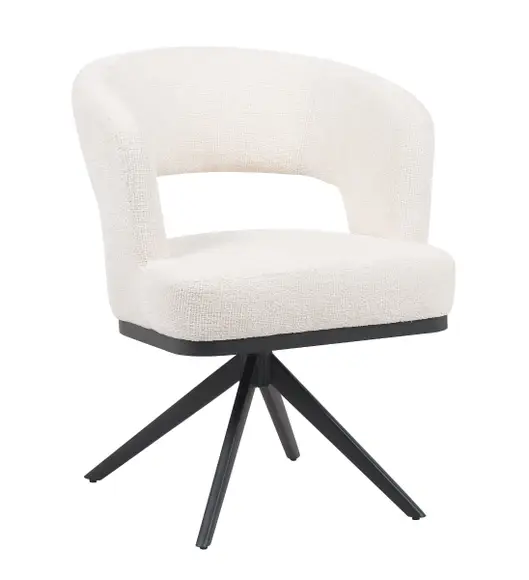 Reefs Interior Eetkamerstoel Vera | Beige | H83xB63xD65 cm