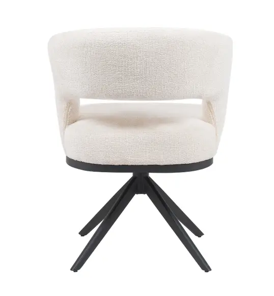 Reefs Interior Eetkamerstoel Vera | Beige | H83xB63xD65 cm