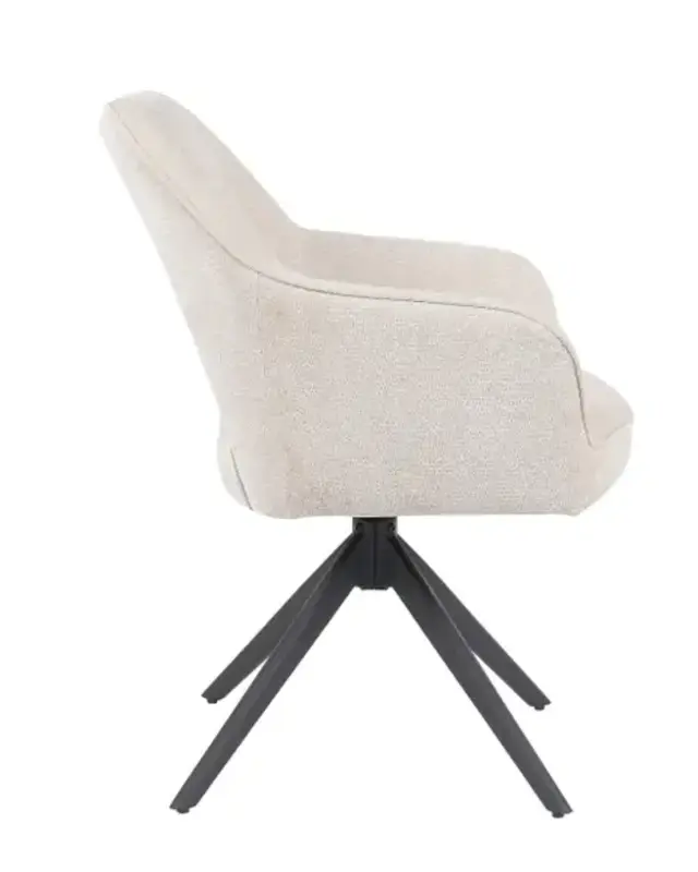 Reefs Interior Eetkamerstoel Sofie | Naturel | H86xB60xD65 cm