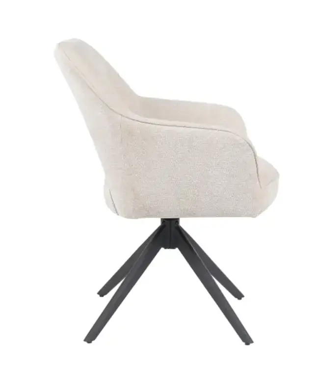 Reefs Interior Eetkamerstoel Sofie | Naturel | H86xB60xD65 cm