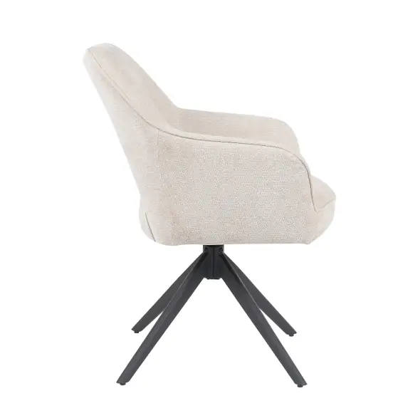 Reefs Interior Eetkamerstoel Sofie | Naturel | H86xB60xD65 cm