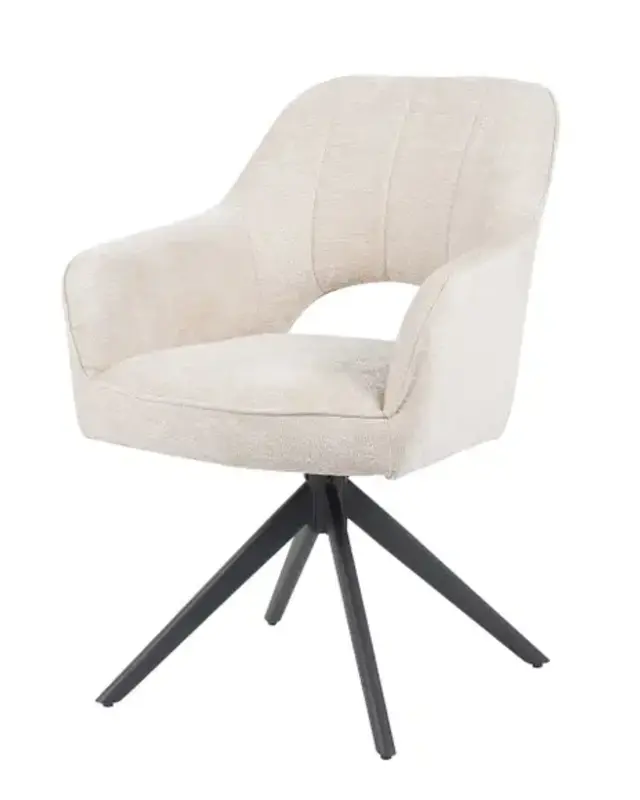 Reefs Interior Eetkamerstoel Sofie | Naturel | H86xB60xD65 cm