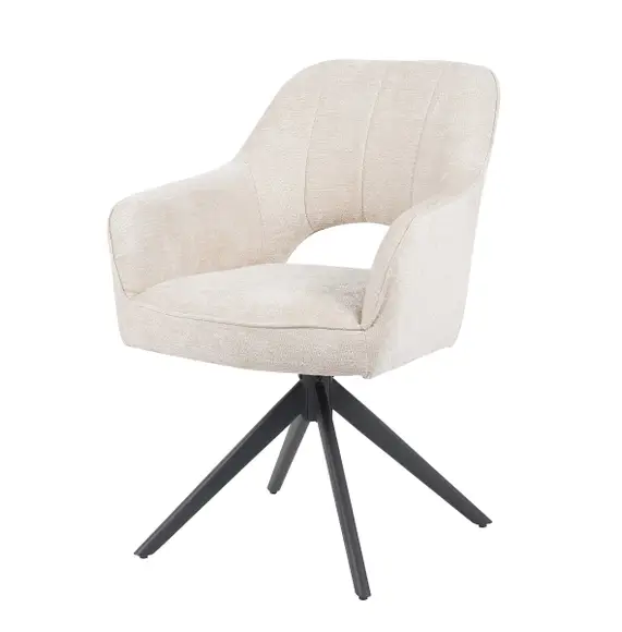 Reefs Interior Eetkamerstoel Sofie | Naturel | H86xB60xD65 cm