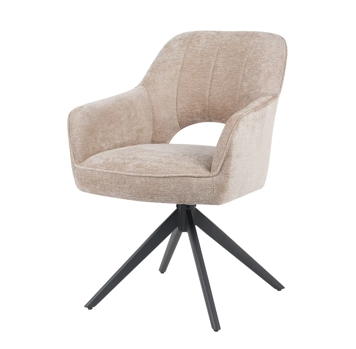 Reefs Interior Eetkamerstoel Sofie | Taupe | H86xB60xD65 cm