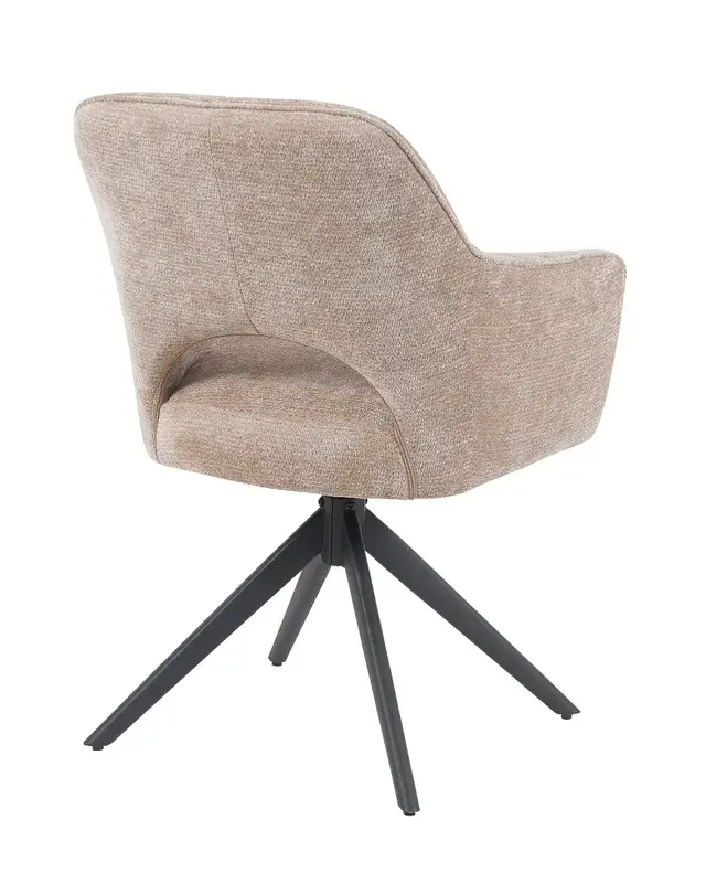Reefs Interior Eetkamerstoel Sofie | Taupe | H86xB60xD65 cm