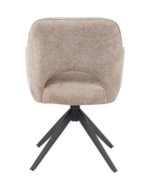 Reefs Interior Eetkamerstoel Sofie | Taupe | H86xB60xD65 cm