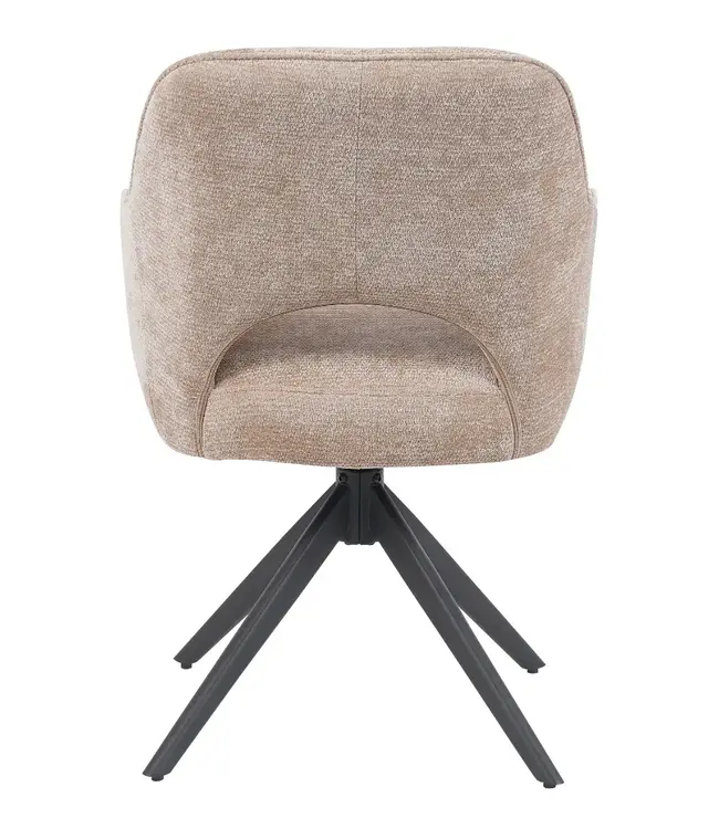 Reefs Interior Eetkamerstoel Sofie | Taupe | H86xB60xD65 cm