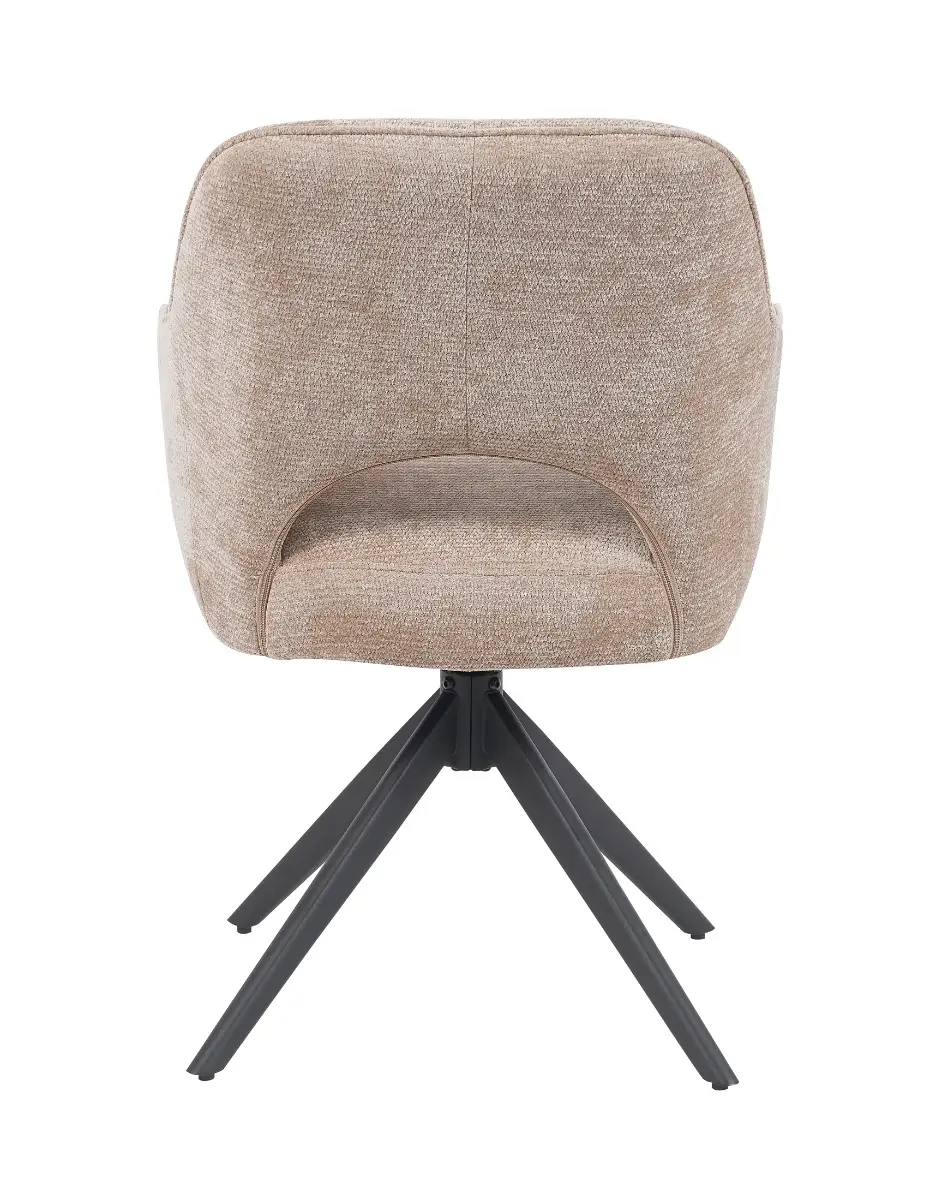 Reefs Interior Eetkamerstoel Sofie | Taupe | H86xB60xD65 cm