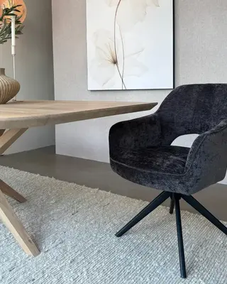 Reefs Interior Eetkamerstoel Sofie | Grijs | H86xB60xD65 cm