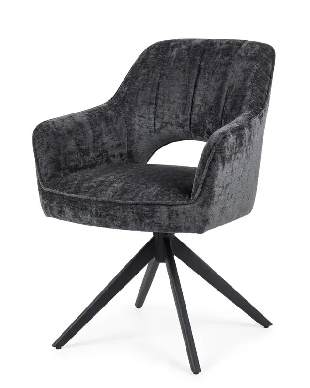 Reefs Interior Eetkamerstoel Sofie | Grijs | H86xB60xD65 cm