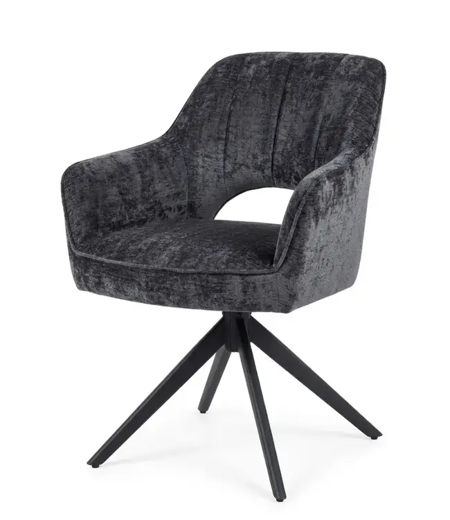 Reefs Interior Eetkamerstoel Sofie | Grijs | H86xB60xD65 cm