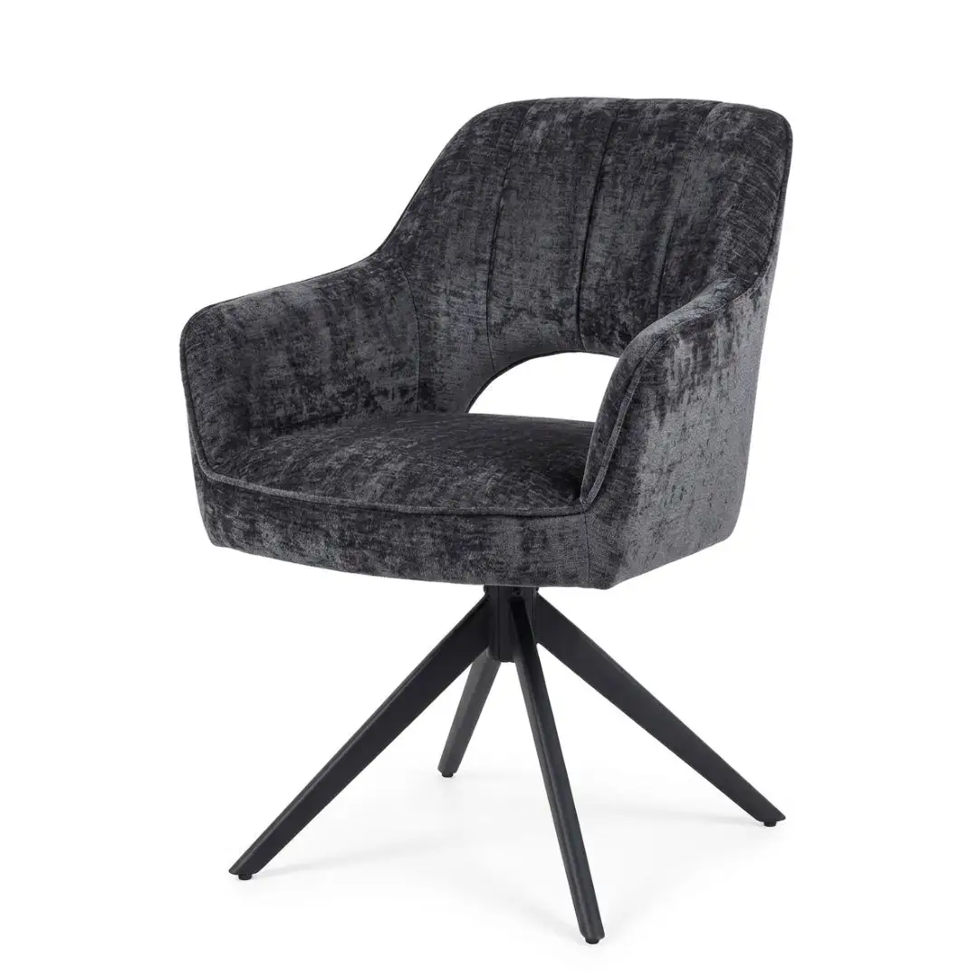 Reefs Interior Eetkamerstoel Sofie | Grijs | H86xB60xD65 cm