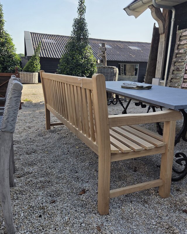 Rene Houtman Tuinbank | Teakhout | H92 x B200 x D66 cm