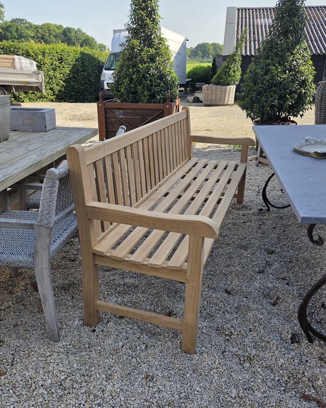 Rene Houtman Tuinbank | Teakhout | H92 x B200 x D66 cm